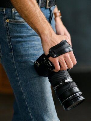 Camera Leather Wristband