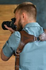 Leather Camera Harness model "KELT" 12