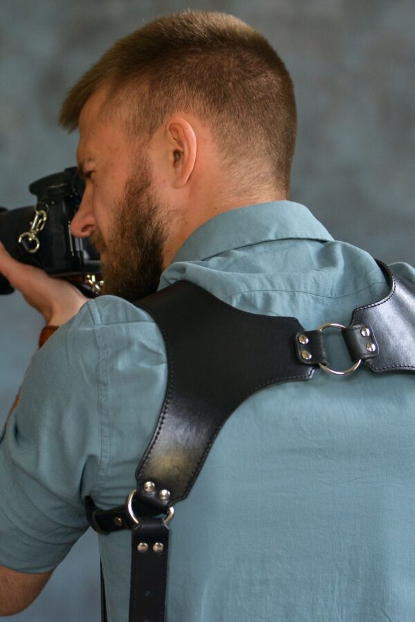Leather Camera Harness model "nKELT" 7