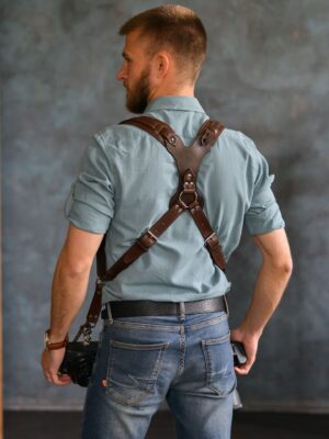 Leather Camera Harness model "ROCK Ring" 1