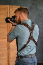 Leather Camera Harness model "ROCK Ring"