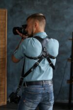 Leather Camera Harness model "SMITH PRO" 02