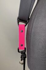 Waterproof Webbing Dual Camera Strap Pro with pink 07
