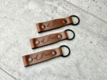 leather nfc keychain